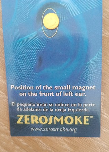  Beden Renk ZEROSMOKE sigara bırakma için akupuntur kupesi