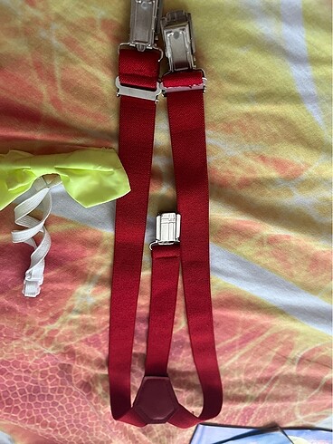 Çocuk kravat, papyon ve pantolon askısı - Görsel 5