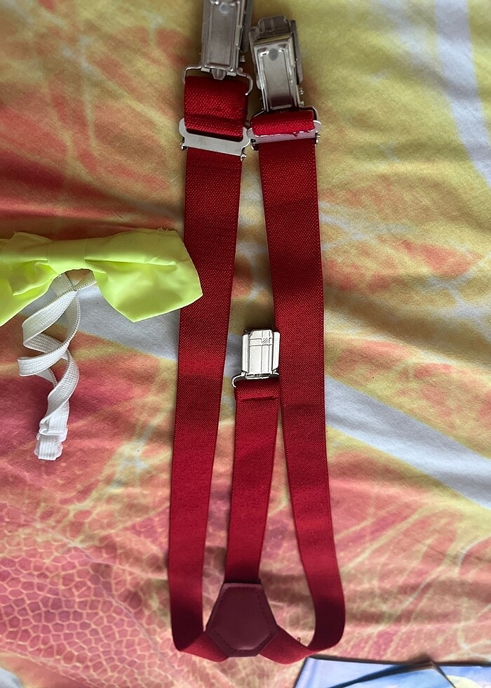 Çocuk kravat, papyon ve pantolon askısı - Görsel 5