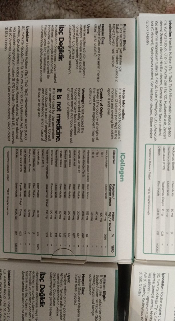 iCollagen Prebiyotik Lif ve Kolajen Takviyesi STK 2029.orjinal - Görsel 5