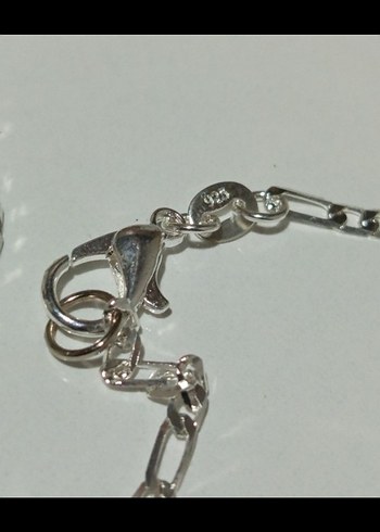 Minimalist Zincir Kolye gümüş - Görsel 5