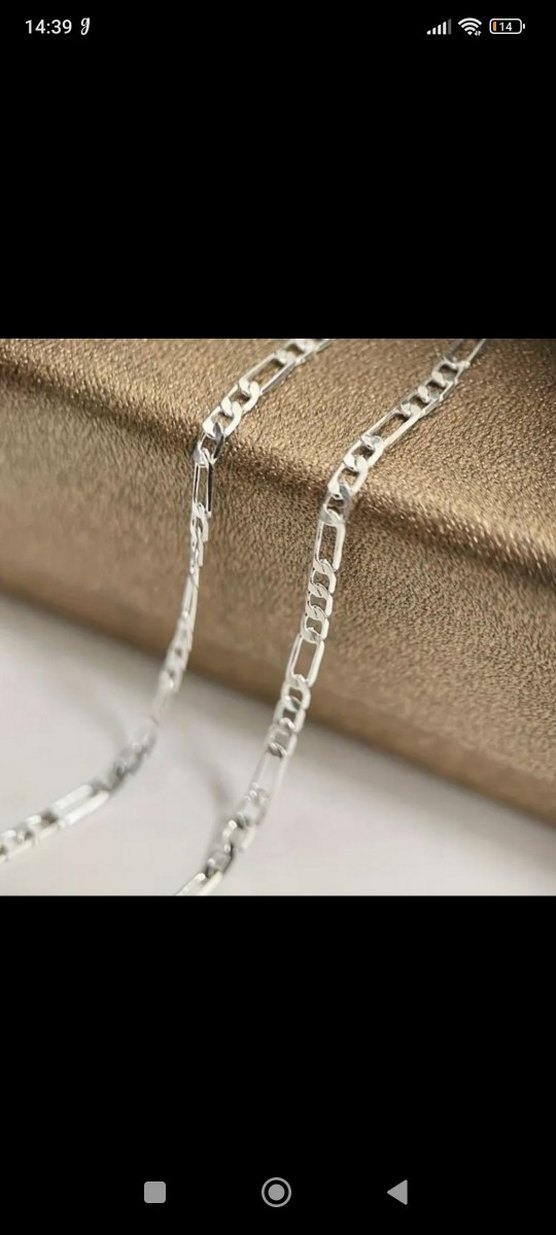 Minimalist Zincir Kolye gümüş - Görsel 2