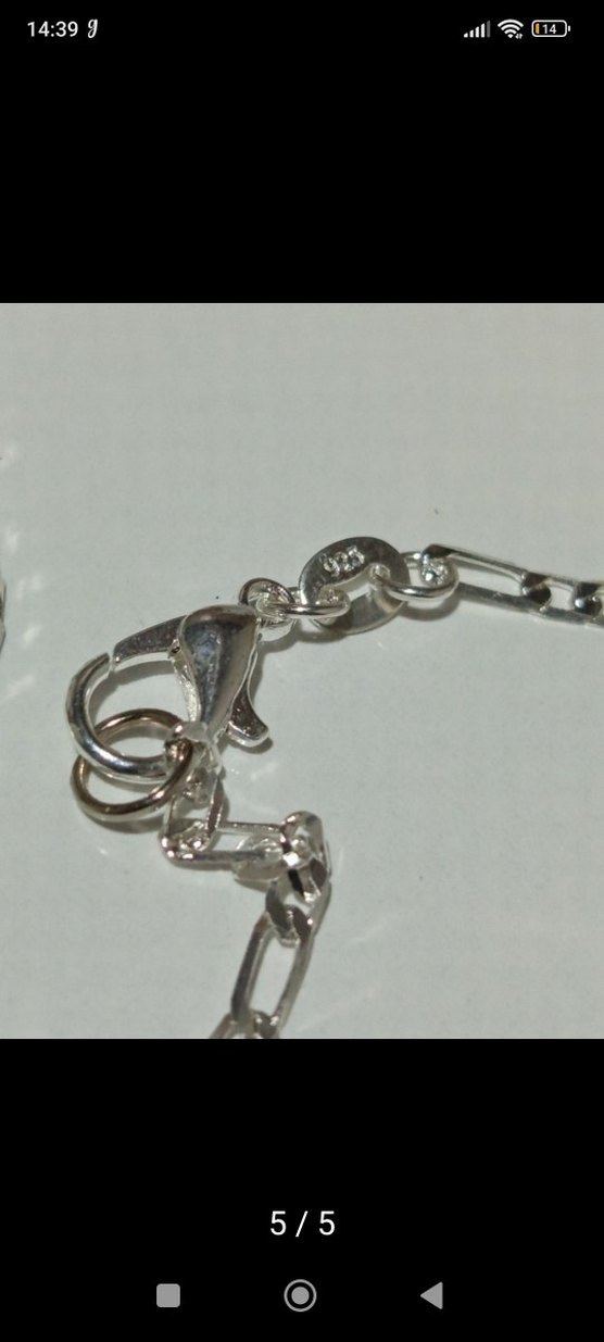 Minimalist Zincir Kolye gümüş - Görsel 5