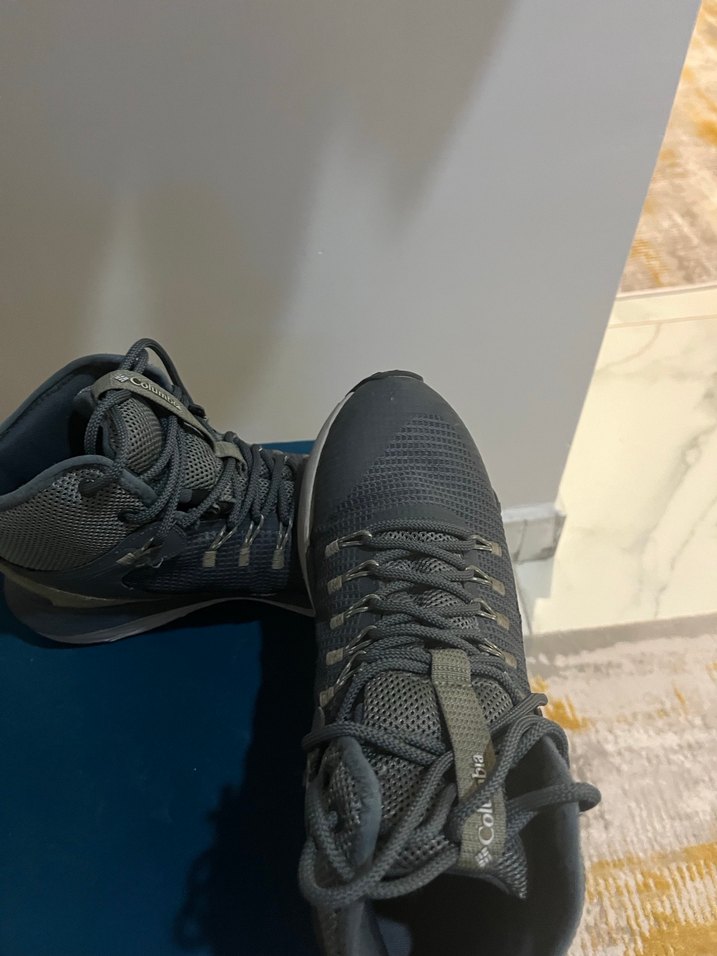 Columbia Gri Bağcıklı Outdoor Spor Ayakkabı - Görsel 4