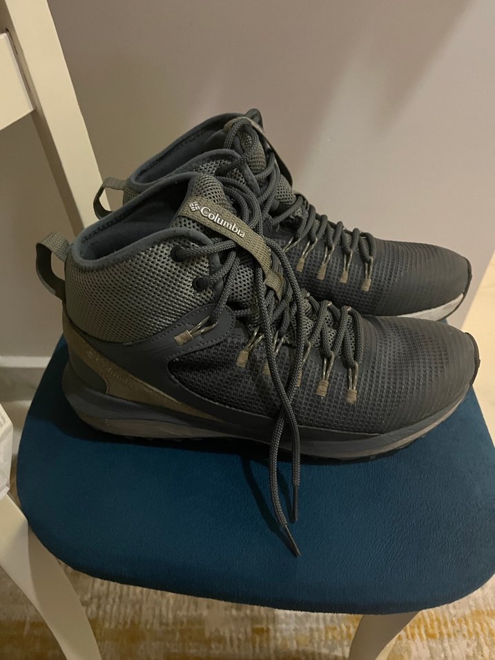 Columbia Gri Bağcıklı Outdoor Spor Ayakkabı - Görsel 2