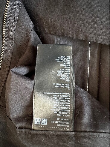 s Beden Uniqlo keten kumaş baggy pantalon
