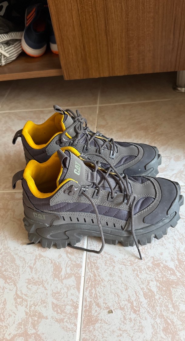 Gri Bağcıklı Erkek Outdoor Botları - Görsel 2