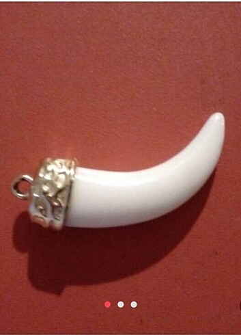 Fildişi  Görünümlü kolye - Görsel 3