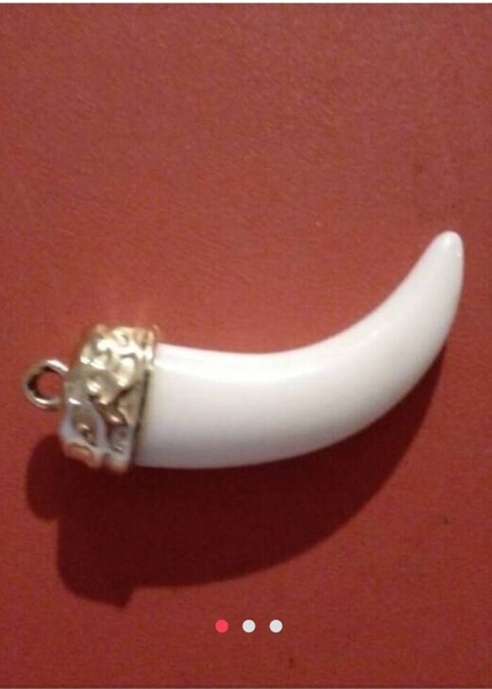 Fildişi  Görünümlü kolye - Görsel 3