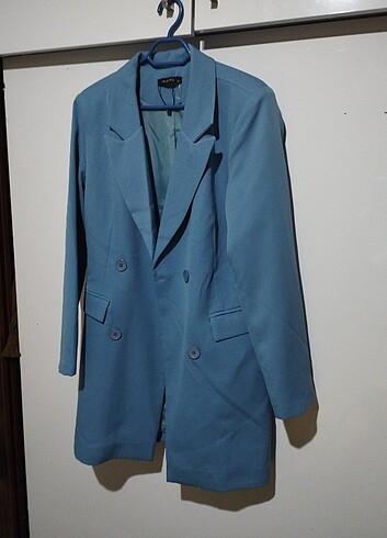 40 Beden mavi Renk Blazer ceket