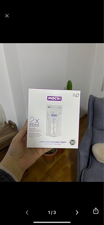 Mochi anne sütü saklama poşeti