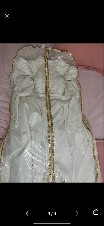 Özel dikim tesettür gelinlik - Görsel 4