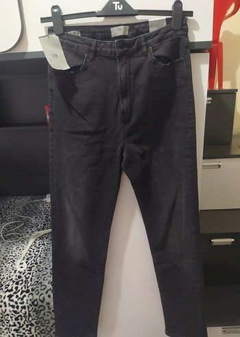 siyah kot pantolon - Görsel 2