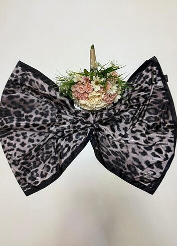 Leopar desenli şal  - Görsel 2