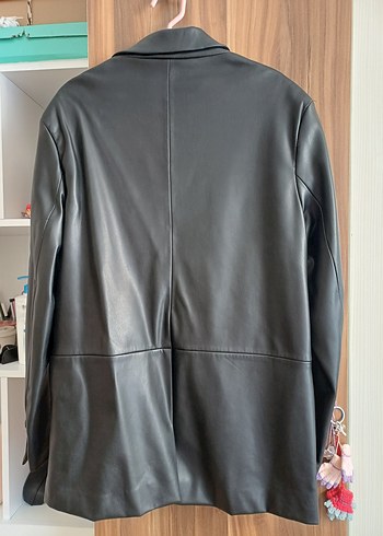 Bershka Bershka Deri Blazer Ceket