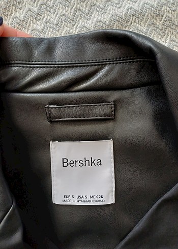 s Beden Bershka Deri Blazer Ceket