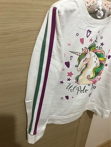 U.S Polo Assn. Kız çocuk sweatshırt