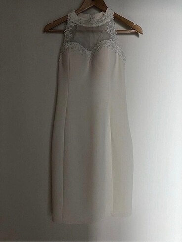 Beyaz S / 36 Nikah/Düğün Elbise