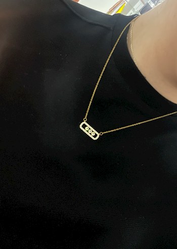 Çelik Kadın Kolye - Görsel 2