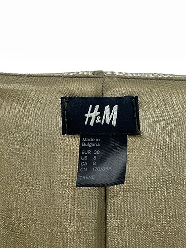 38 Beden yeşil Renk H&M Uzun Elbise %70 İndirimli.