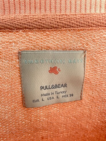 l Beden çeşitli Renk Pull and Bear Sweatshirt %70 İndirimli.