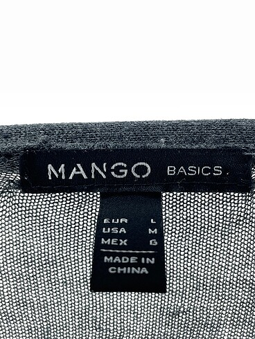 l Beden gri Renk Mango Hırka %70 İndirimli.