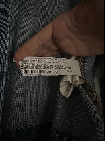 s Beden mavi Renk pull and bear kot ceket