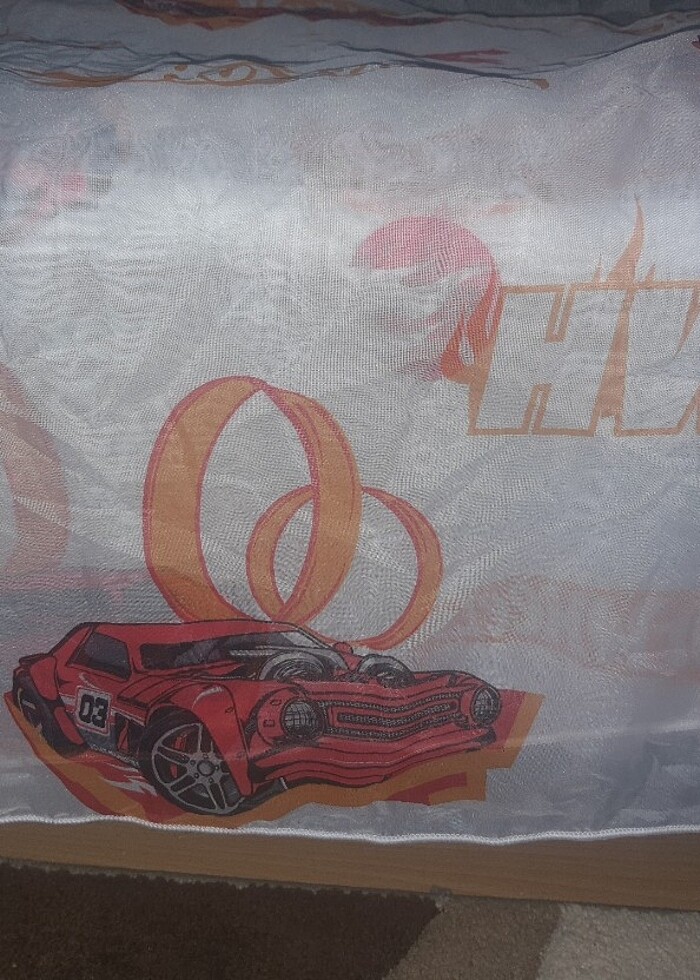 Hot wheels tül perde - Görsel 3