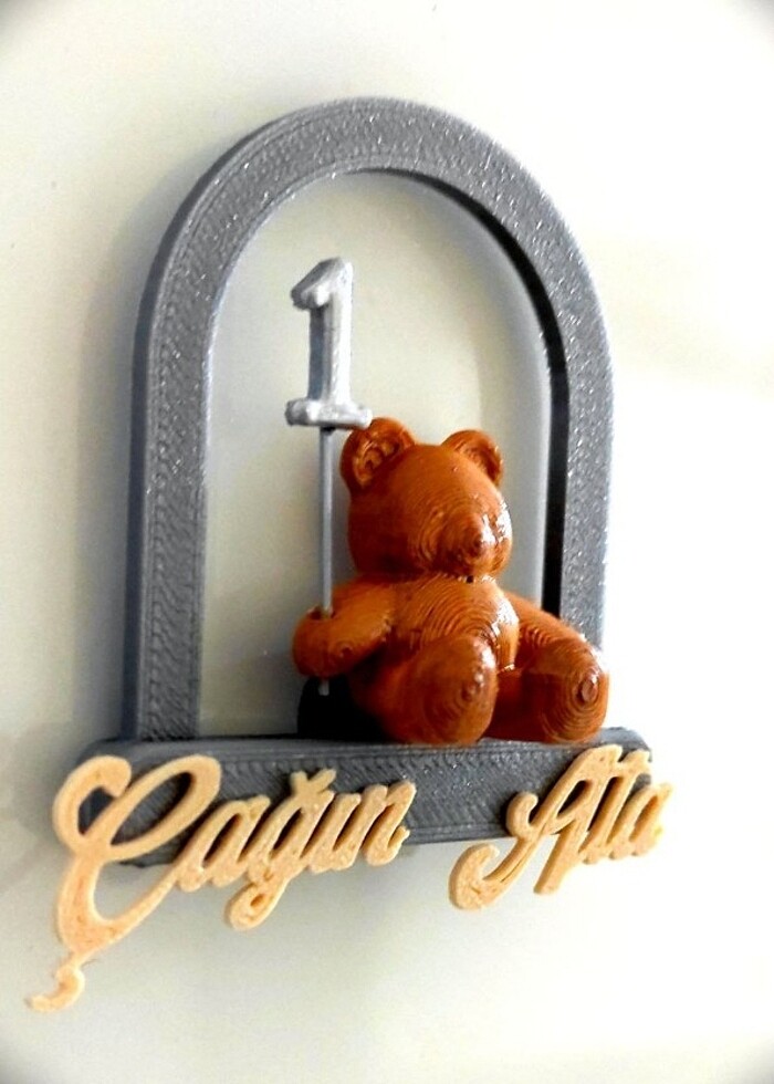 Bebek Doğum Günü Magnet - Görsel 2