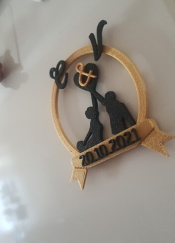 Düğün hediyelik magnet - Görsel 3