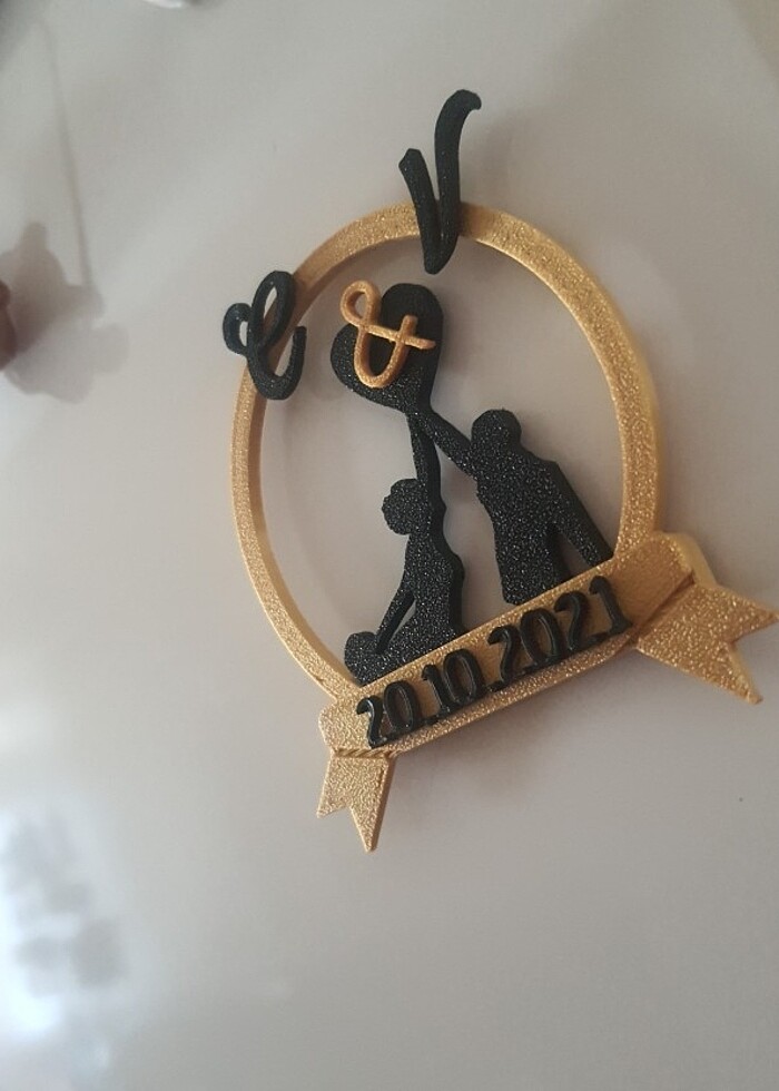 Düğün hediyelik magnet - Görsel 3