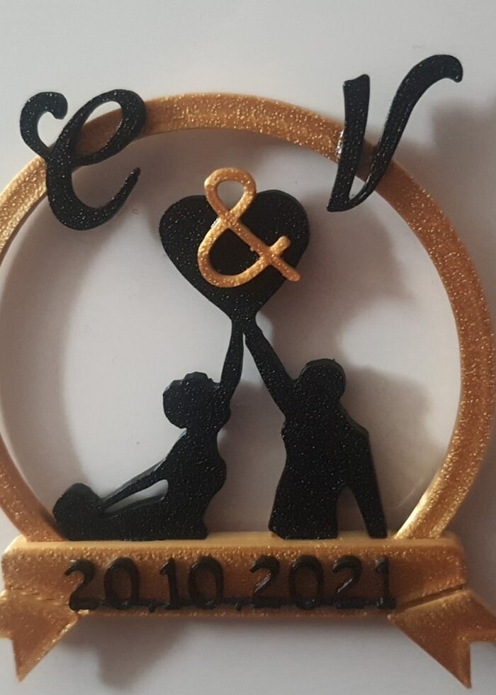 Düğün hediyelik magnet - Görsel 2