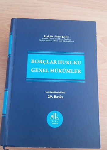 Borçlar Hukuku Genel Hükümler - Prof. Dr. Fikret Eren