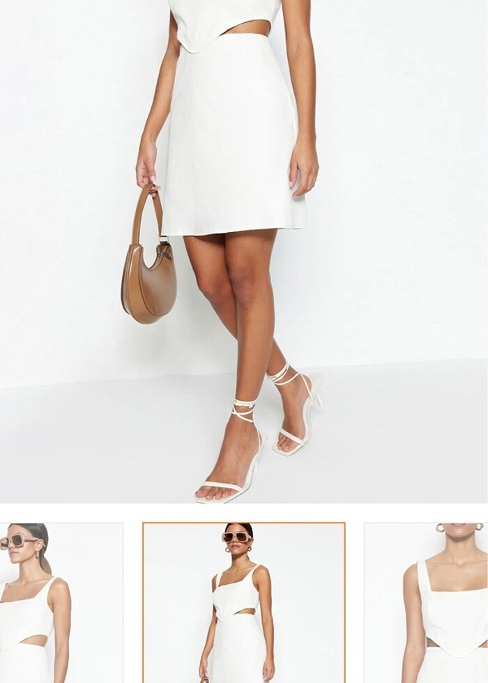 Beyaz elbise - Görsel 3