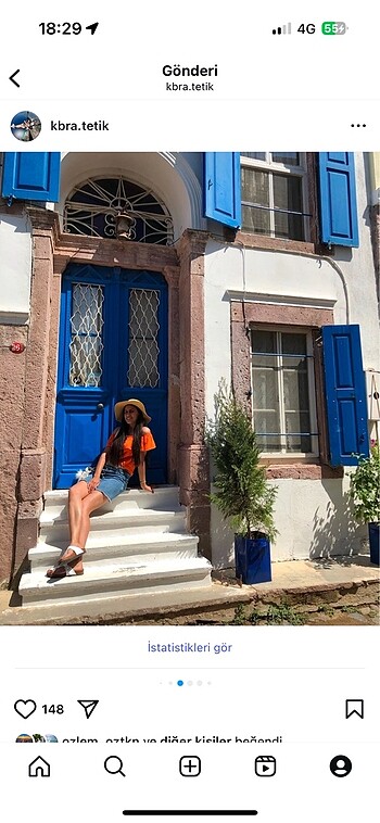 Diğer Turuncu bluz
