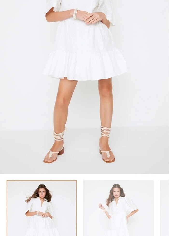 Beyaz elbise - Görsel 3