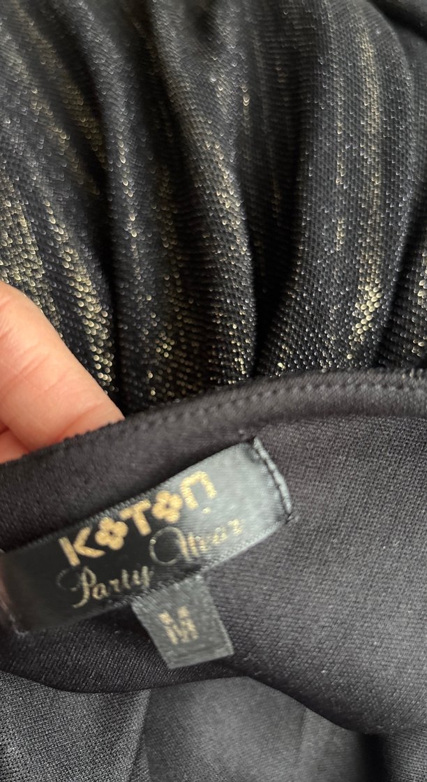 Siyah Uzun Kollu Triko Elbise - Görsel 4