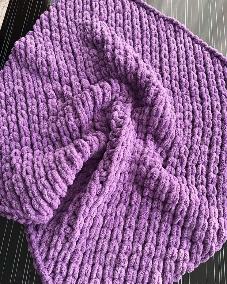 Bej,Örgü  Battaniyesi.renk seçilebilir özel olarak yapilmaktadir - Görsel 2