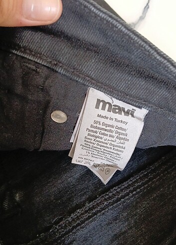 m Beden Mavi siyah jean