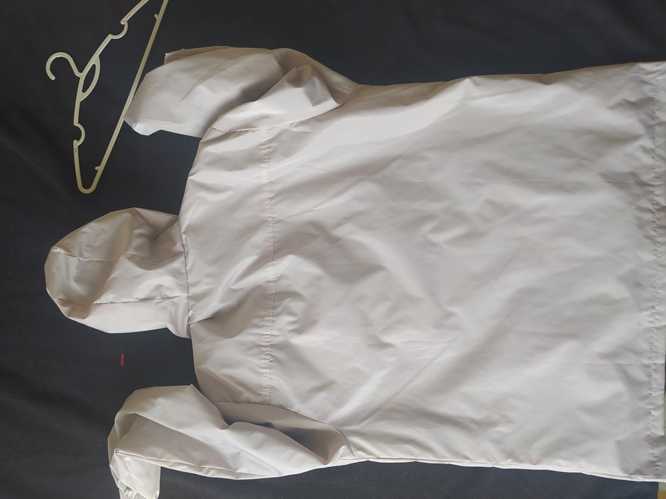 Erkek Bej Fermuarlı Yağmurluk - Görsel 2