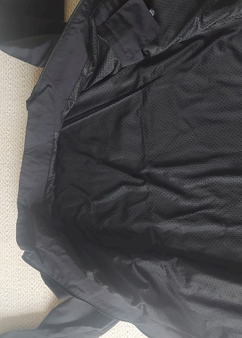 Fermuarlı, Yüksek Yakalı Siyah Erkek Yağmurluk - Görsel 4