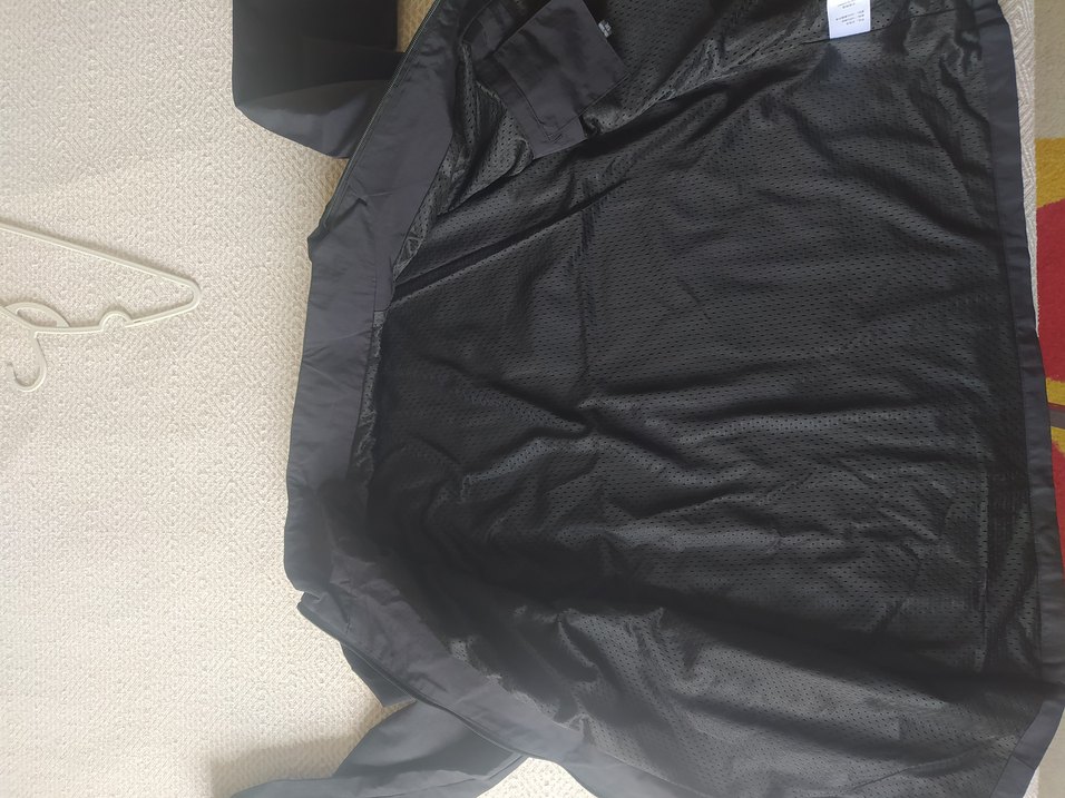 Fermuarlı, Yüksek Yakalı Siyah Erkek Yağmurluk - Görsel 4