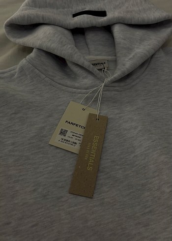 Essentials Hoodie Grey - Görsel 7