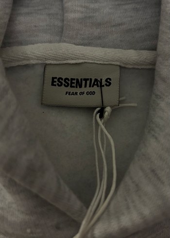 Essentials Hoodie Grey - Görsel 4