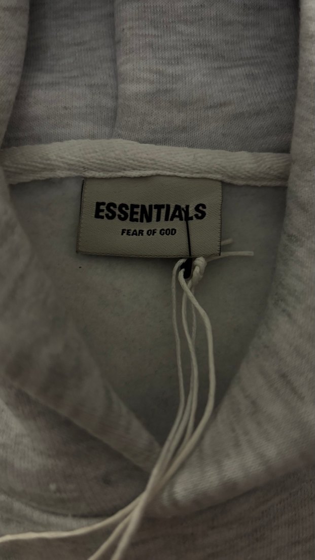 Essentials Hoodie Grey - Görsel 4