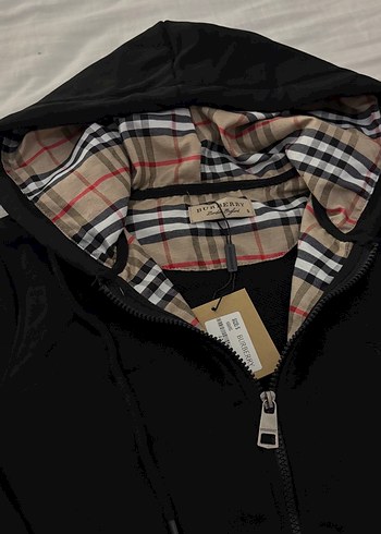 Burberry Zip Hırka Siyah - Görsel 3