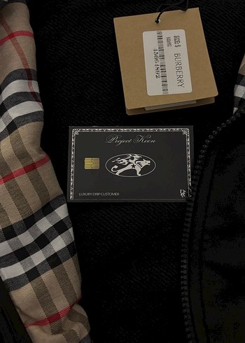 Burberry Zip Hırka Siyah - Görsel 2