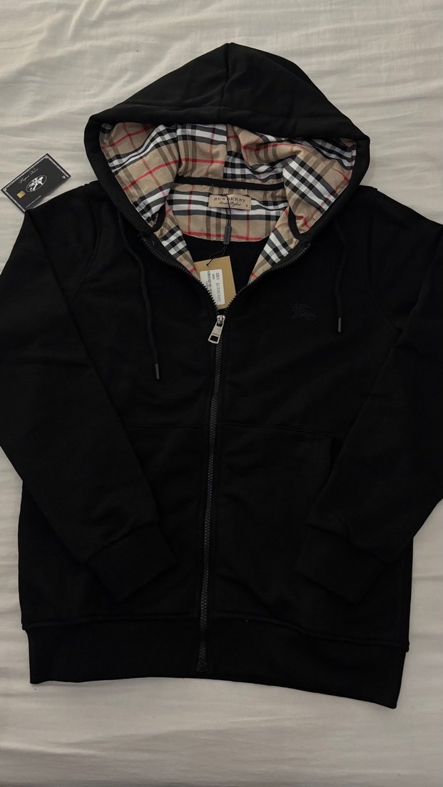 Burberry Zip Hırka Siyah - Görsel 4