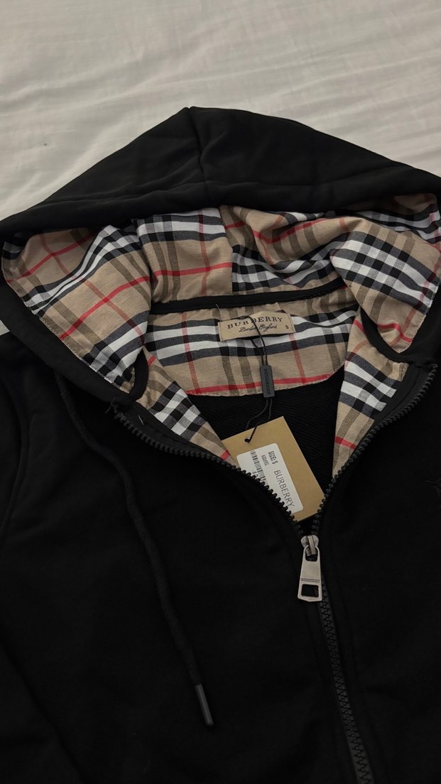 Burberry Zip Hırka Siyah - Görsel 3