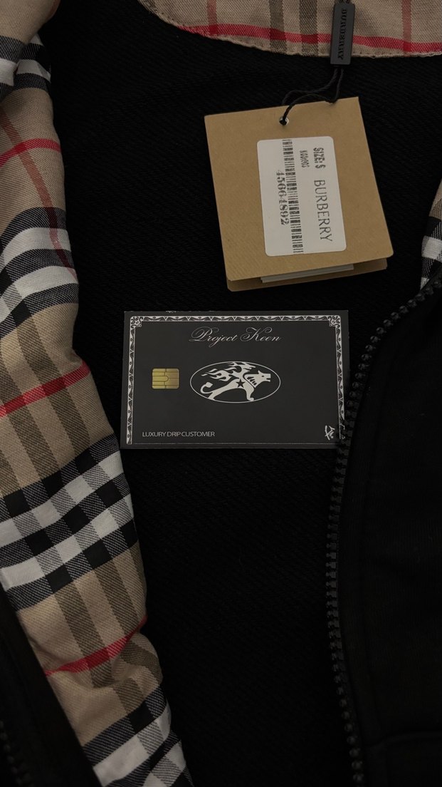 Burberry Zip Hırka Siyah - Görsel 2